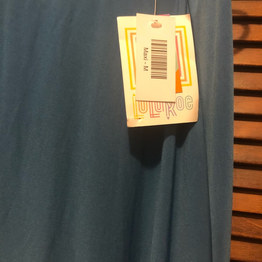 BOGO 50% off! Lularoe maxi blue skirt - Picture 2 of 3